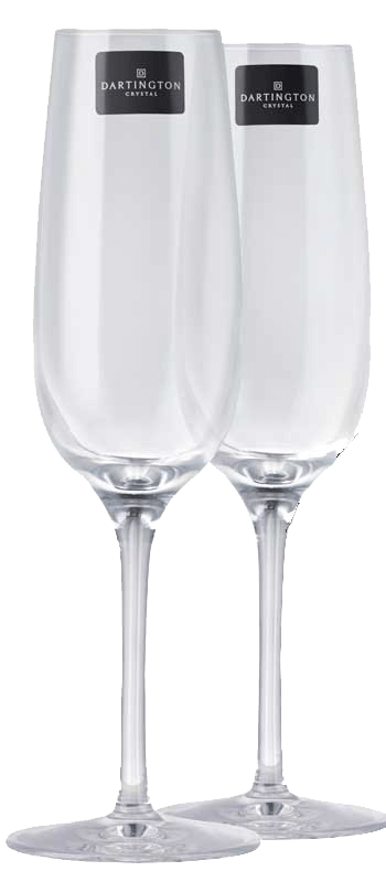 Dartington Crystal Champagne Flutes (Set of 2) 