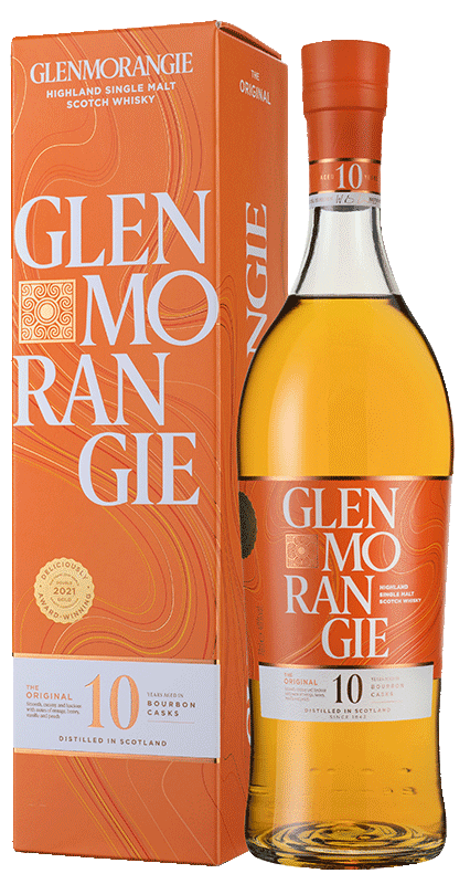 Glenmorangie Original 10-year-old Scotch Whisky (70cl in gift box) NV