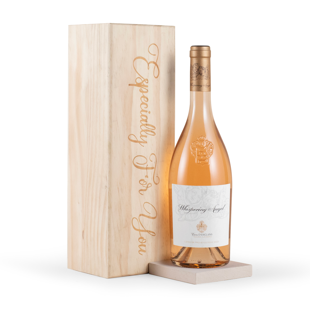 Whispering Angel Rosé in Wooden Gift Box