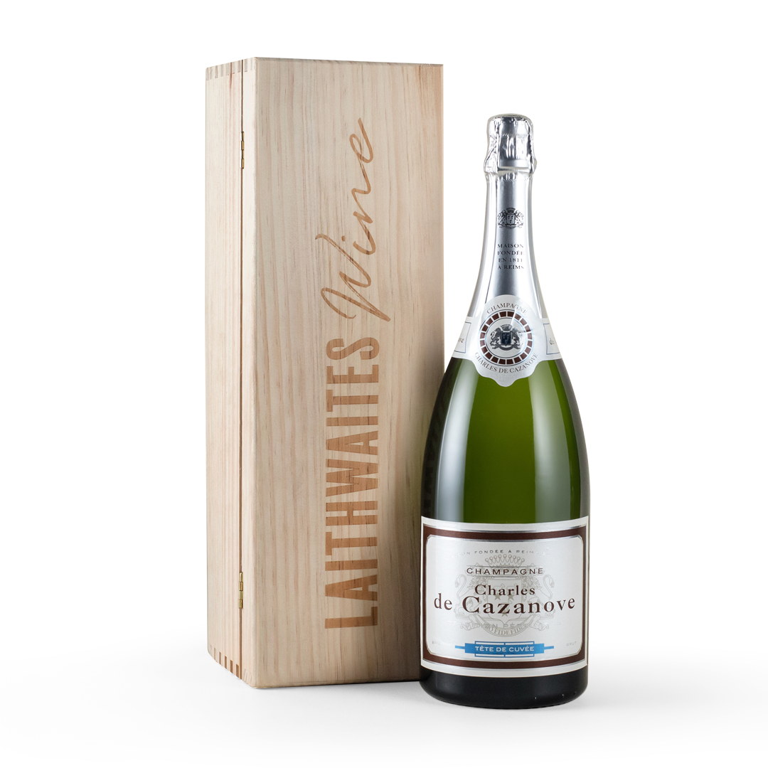 Champagne Charles de Cazanove Magnum In Wood